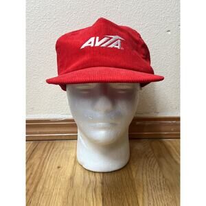 Avia Corduroy Vintage Red Adjustable Snapback Hat Cap